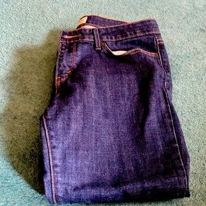 Womens Levi denim cropped jeans